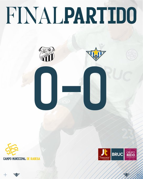 Cartel de final de partido: Calavera C.F. 0 - 0 Estrella San Agustín C.F.